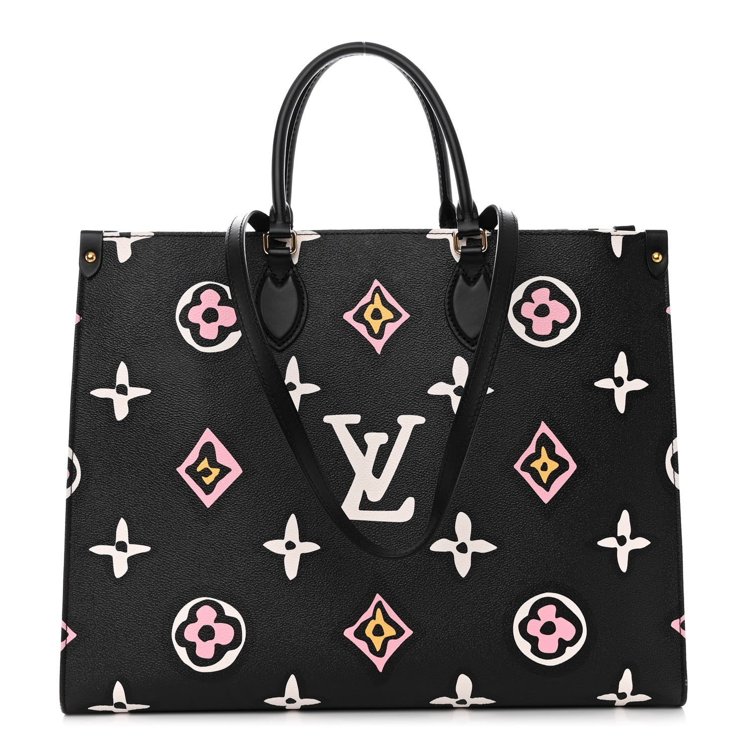 Louis Vuitton Monogram Giant Wild At Heart Onthego GM Black 1 of 9