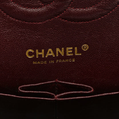 Chanel Lambskin Quilted Medium Double Flap Black 6 of 9