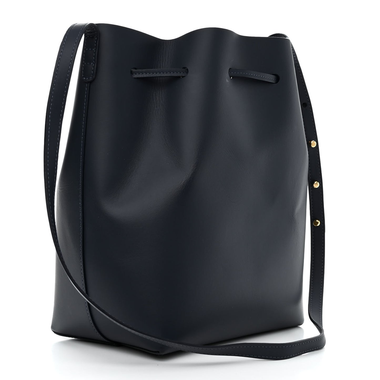 Calfskin Bucket Bag Blu
