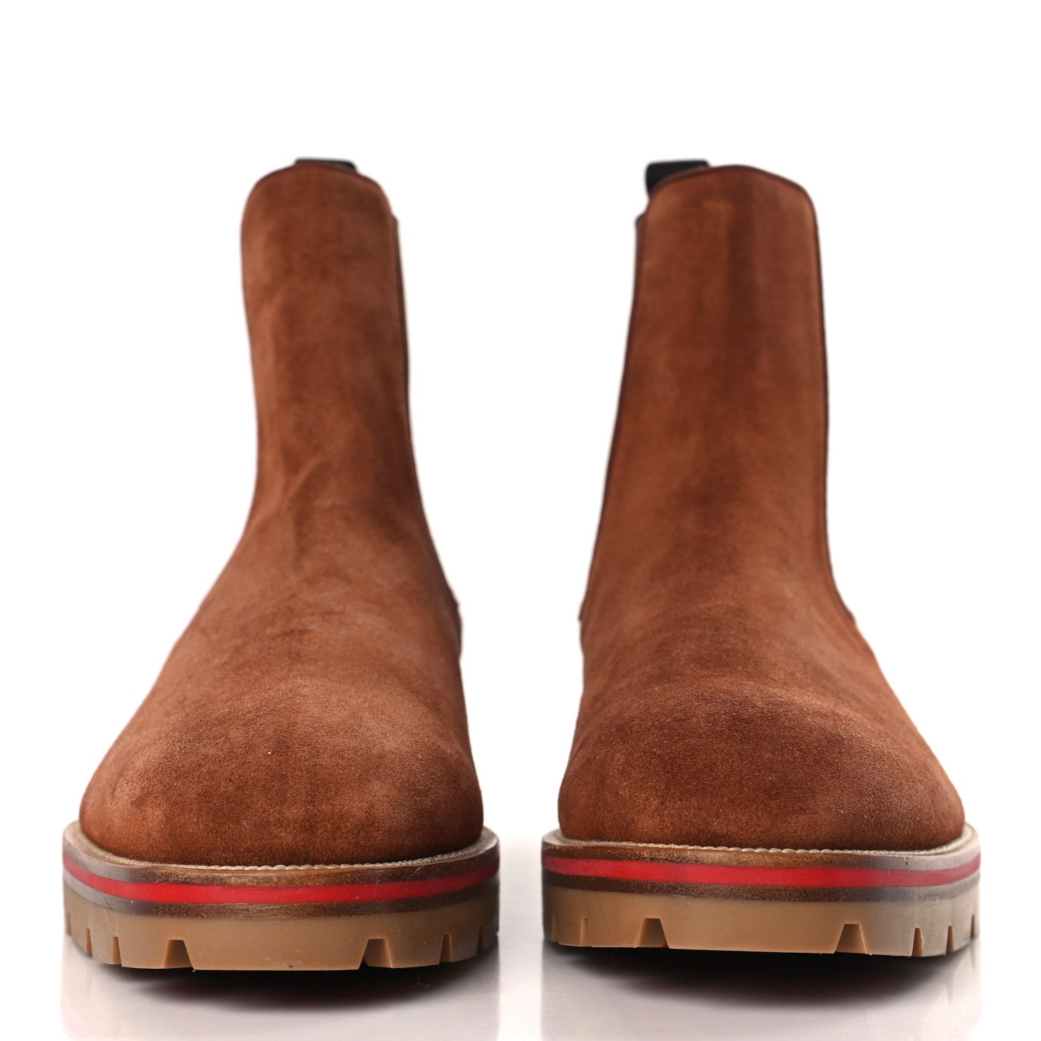 Christian Louboutin Suede Mens Alpinono Flat Boots 43 Pur Sang 2 of 7