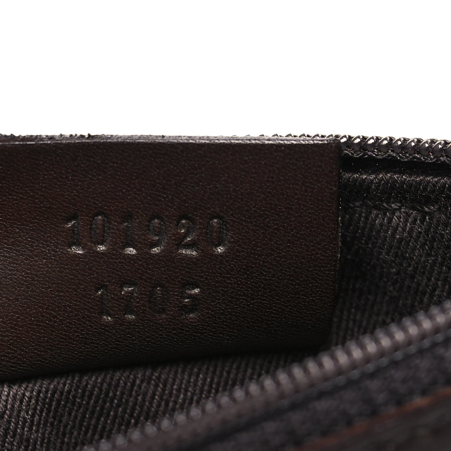 Gucci Denim Monogram Calfskin Tote Dark Brown 8 of 12