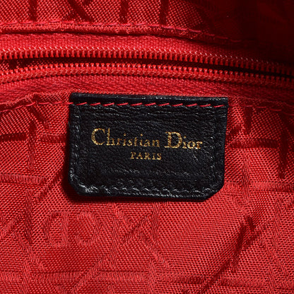 Christian Dior Lambskin Cannage Medium Lady Dior Black 6 of 7