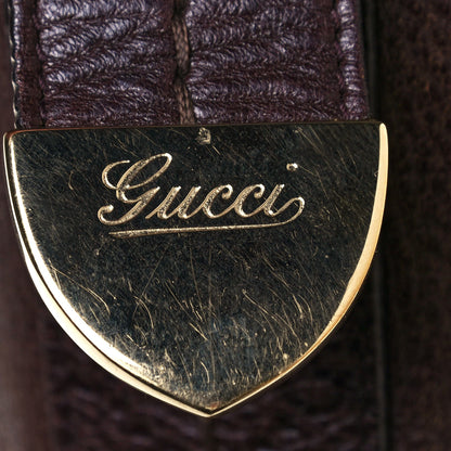 Gucci Calfskin Guccissima Trim Large Signoria Hobo Dark Brown 18 of 18
