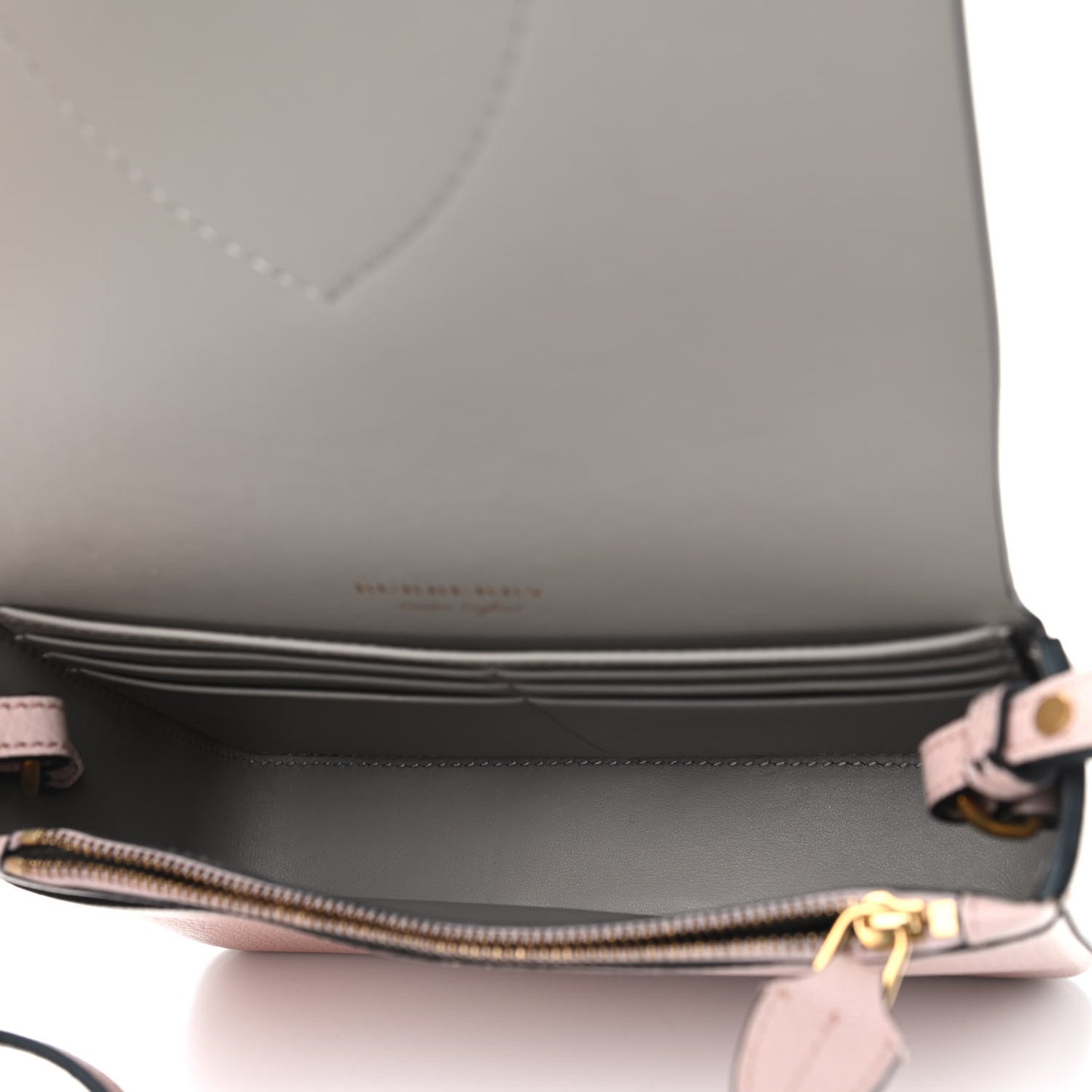 Goatskin Hampshire Crossbody Pale Ash Rose
