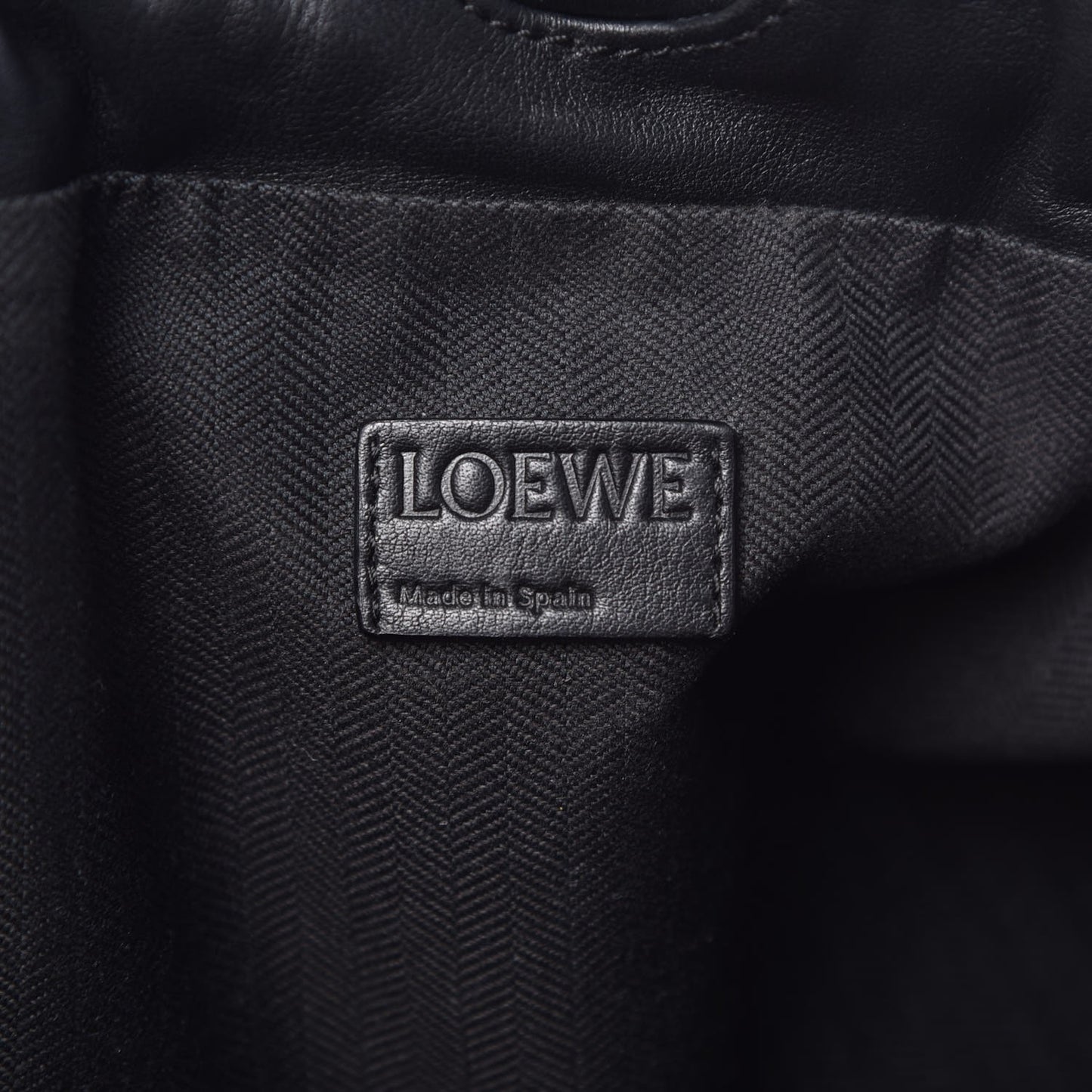 Calfskin Yago Knot Bag Black