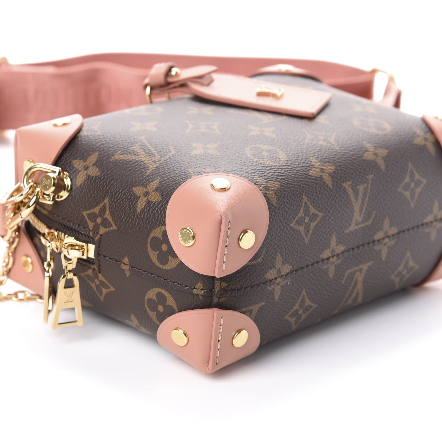 Louis Vuitton Monogram Petite Malle Souple Peach 8 of 9