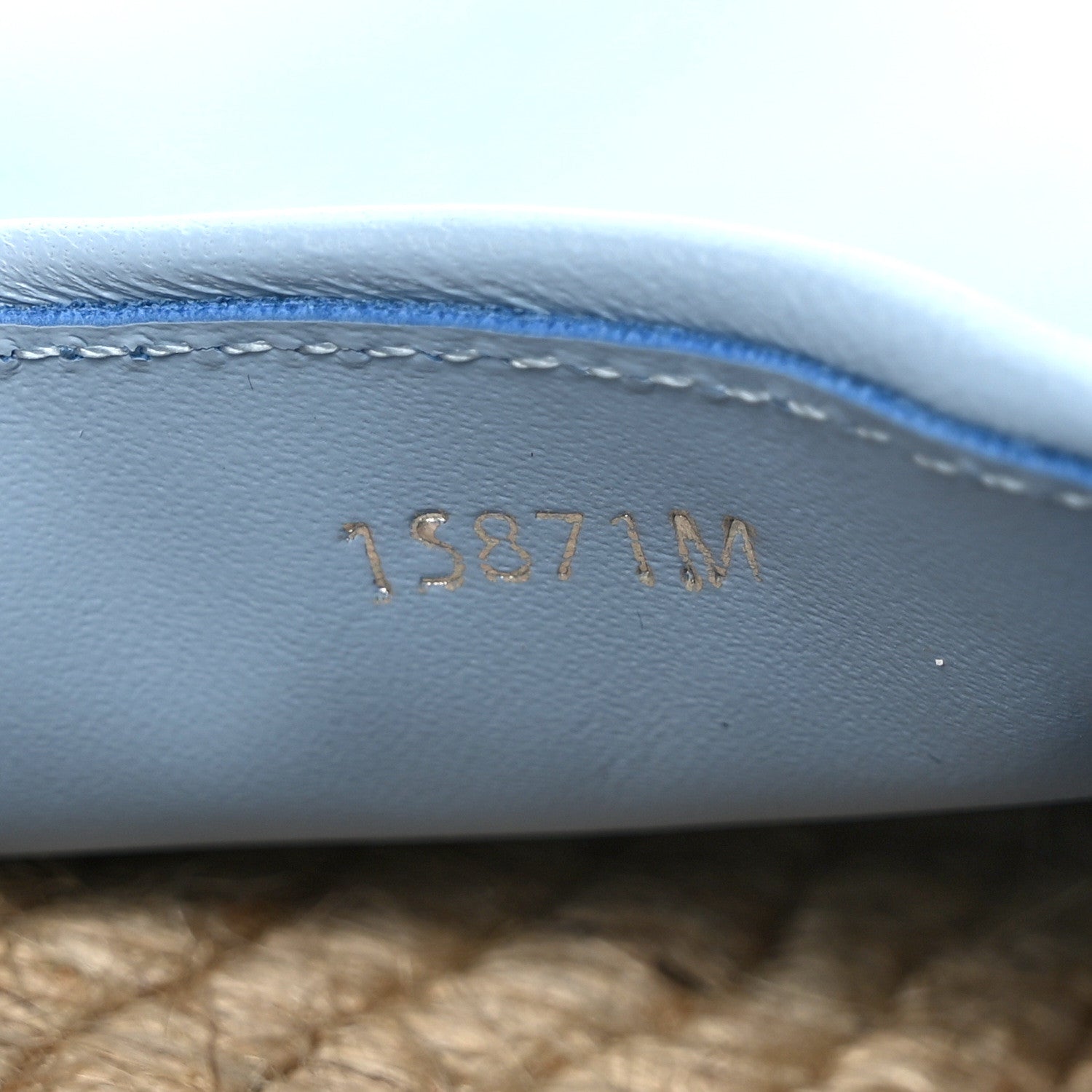 Prada Nappa Triangle Logo Espadrilles 37 Celeste 8 of 8