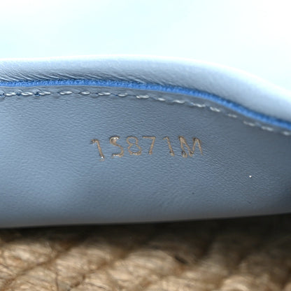 Prada Nappa Triangle Logo Espadrilles 37 Celeste 8 of 8