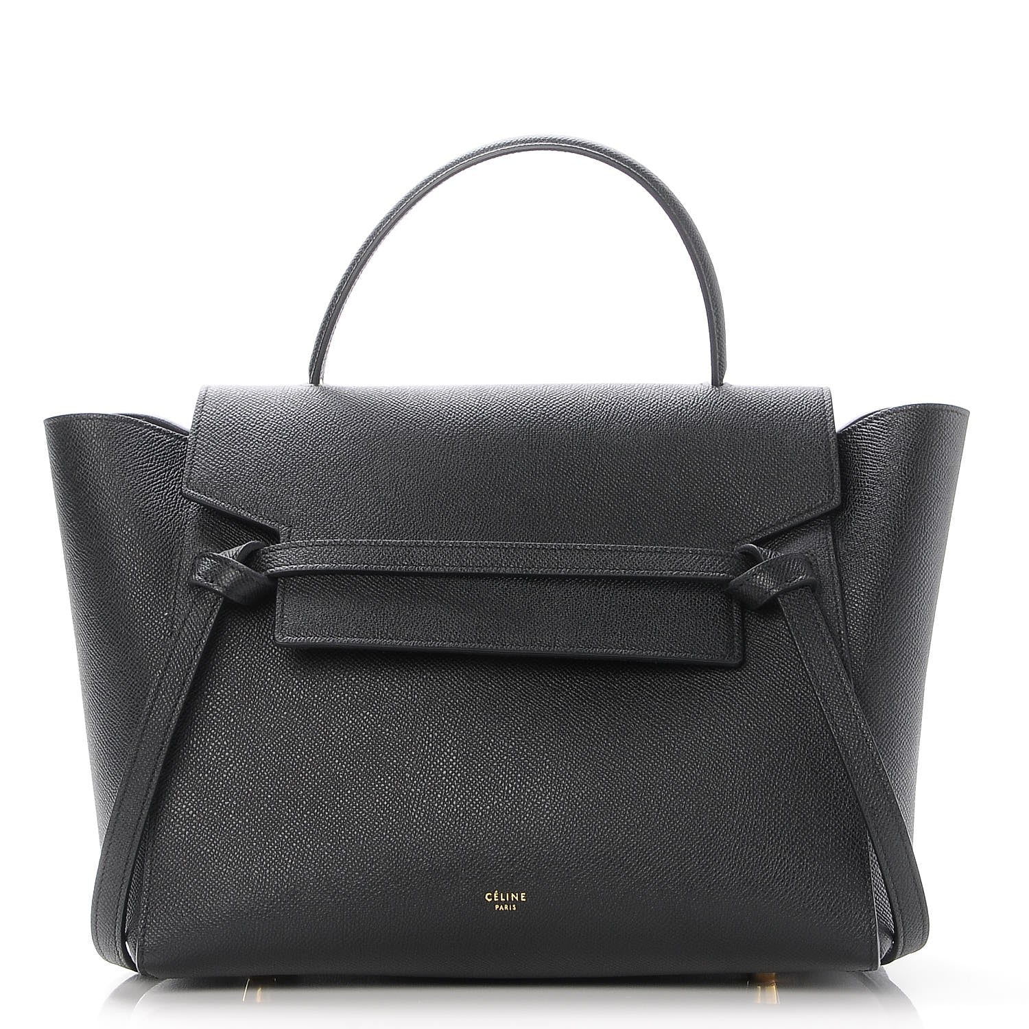 Celine Grained Calfskin Mini Belt Bag Black 1 of 9