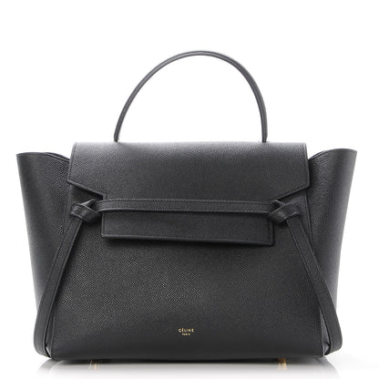 Celine Grained Calfskin Mini Belt Bag Black 1 of 9