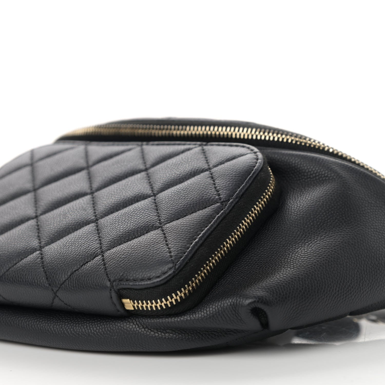 Chanel Caviar Quilted Business Affinity Waist Belt Bag Black 10 of 11