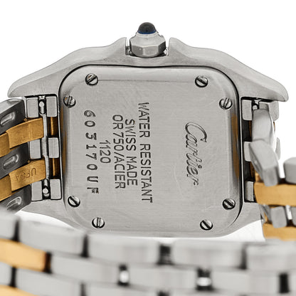 Cartier Stainless Steel 18K Yellow Gold 22mm Panthere Quartz Watch 4 of 4