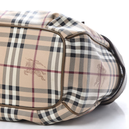 Burberry Haymarket Check Medium Bowden Bag Toffee 11 of 13
