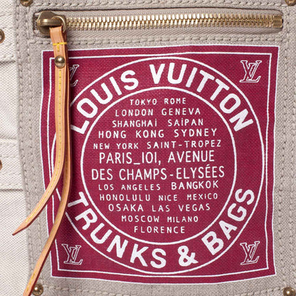 Louis Vuitton Toile Globe Shopper Cabas PM Red 6 of 10