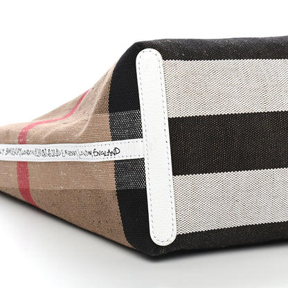 Burberry Coated Canvas Medium Reversible Doodle Tote White 8 of 9