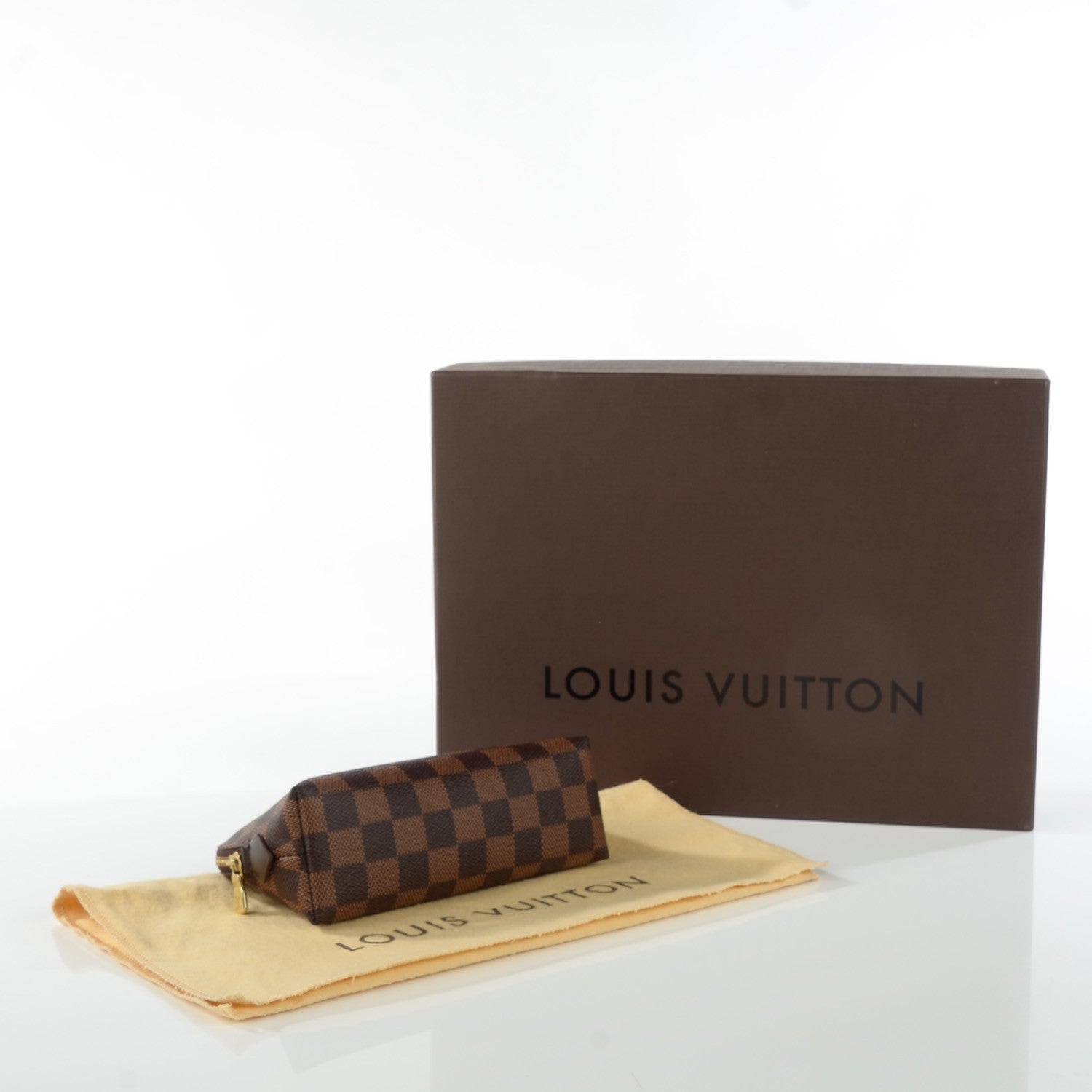 Louis Vuitton Damier Ebene Cosmetic Pouch 4 of 7