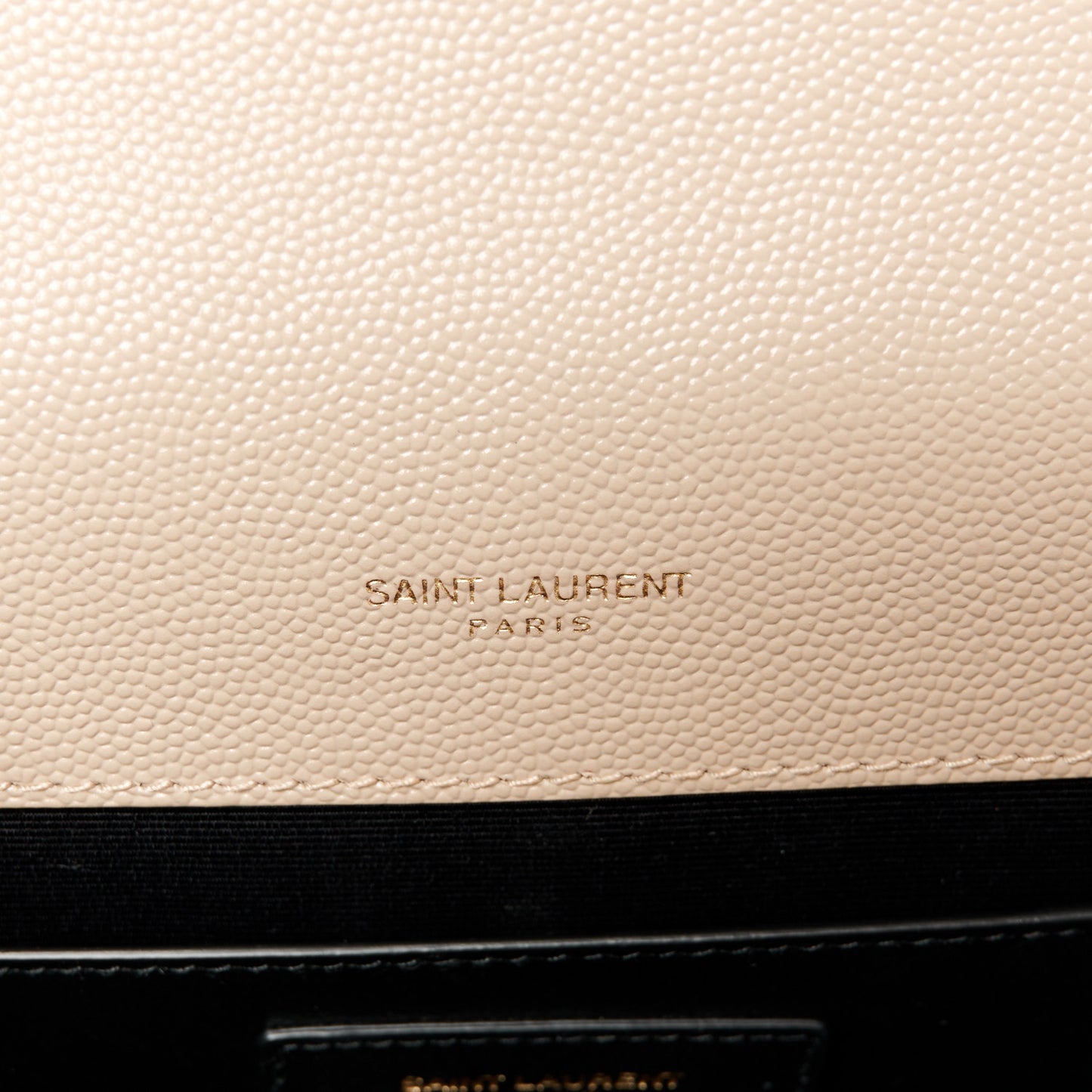 Grain De Poudre Textured Mixed Matelasse Medium Triquilt Monogram Satchel Dark Beige