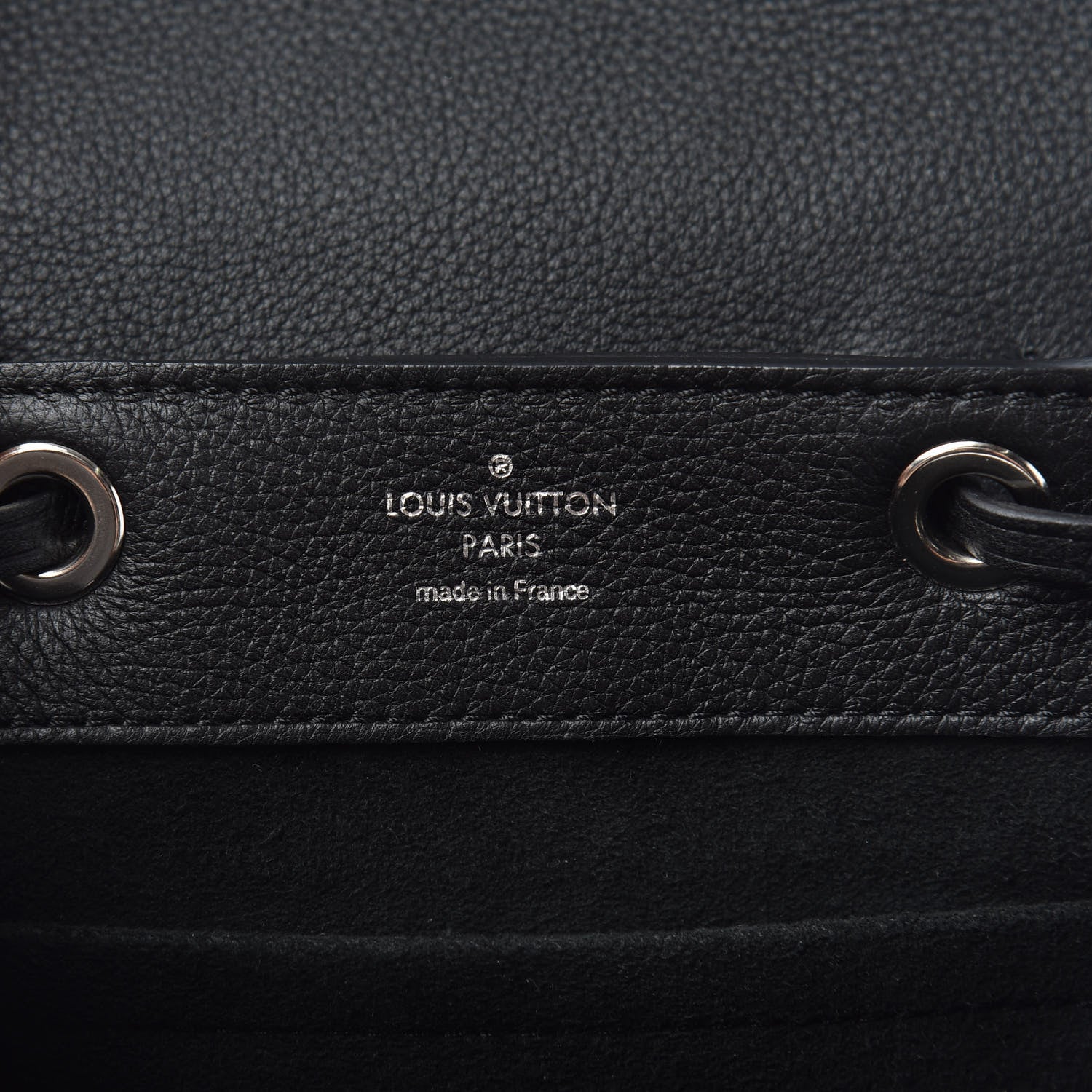 Louis Vuitton Calfskin Flower Lockme Mini Backpack Black Multicolor 6 of 8