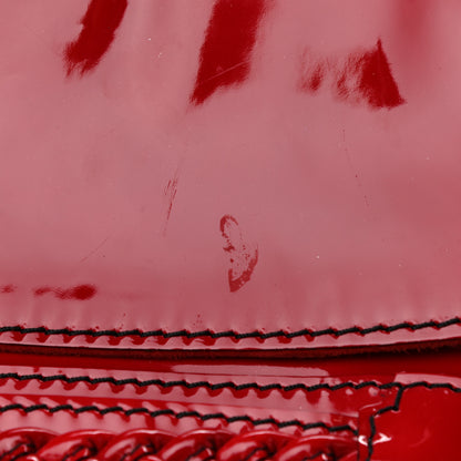 Valentino Garavani Patent Large Histoire Red 11 of 15