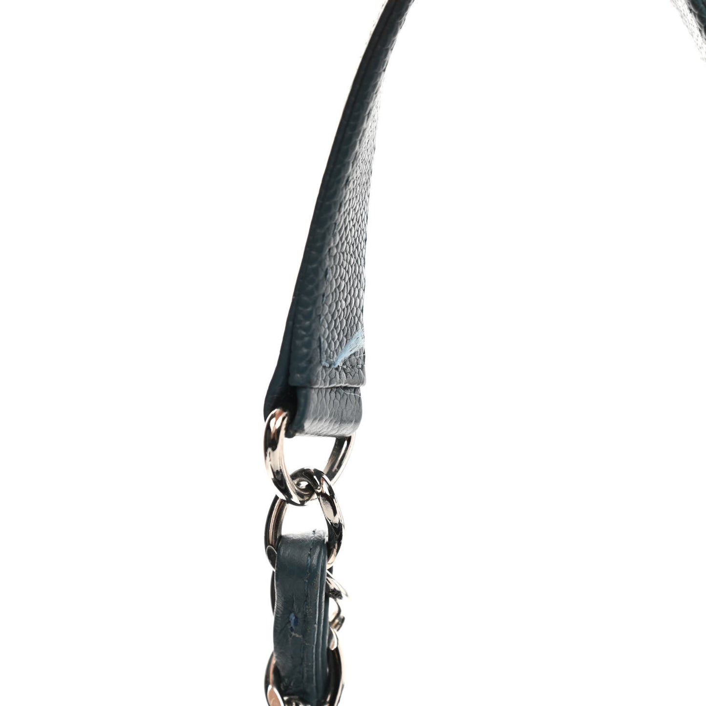 Caviar Quilted Grand Shopping Tote GST Blue