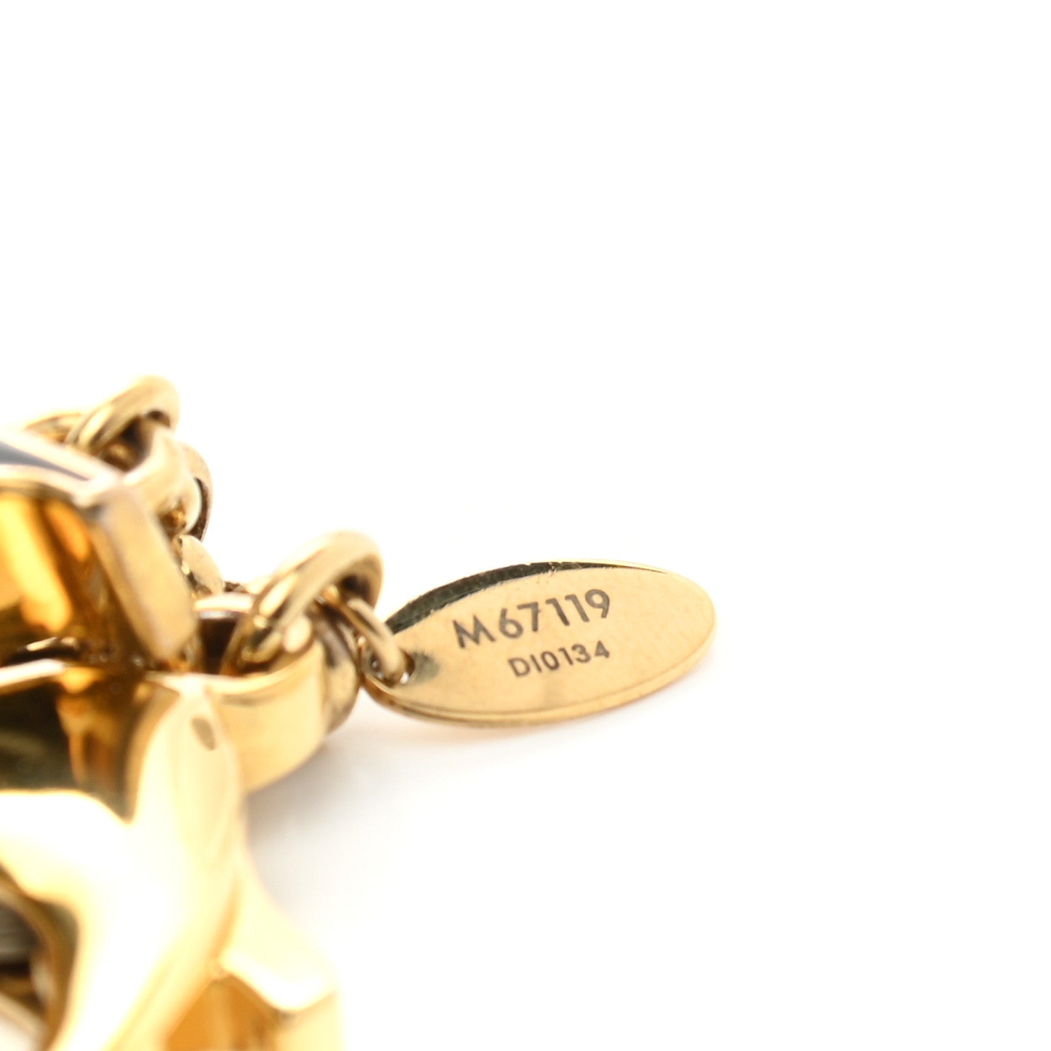 Louis Vuitton Fleur De Monogram Bag Charm Dore 4 of 5