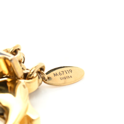 Louis Vuitton Fleur De Monogram Bag Charm Dore 4 of 5
