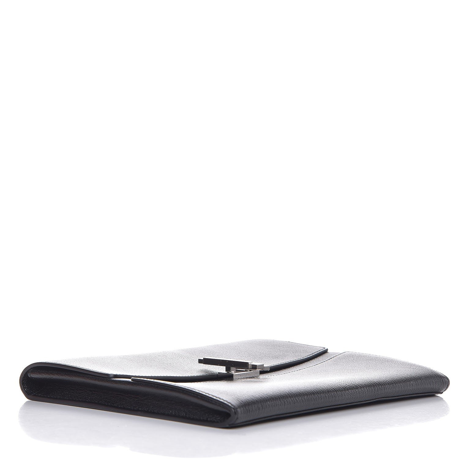 Hermes Chevre Mysore Cinhetic Clutch Black 4 of 9