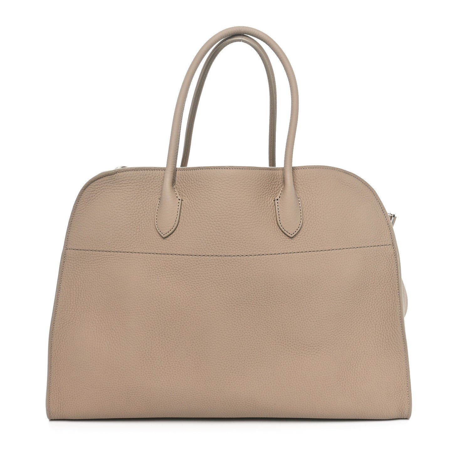 Matte Grained Calfskin Soft Margaux 17 Dark Taupe