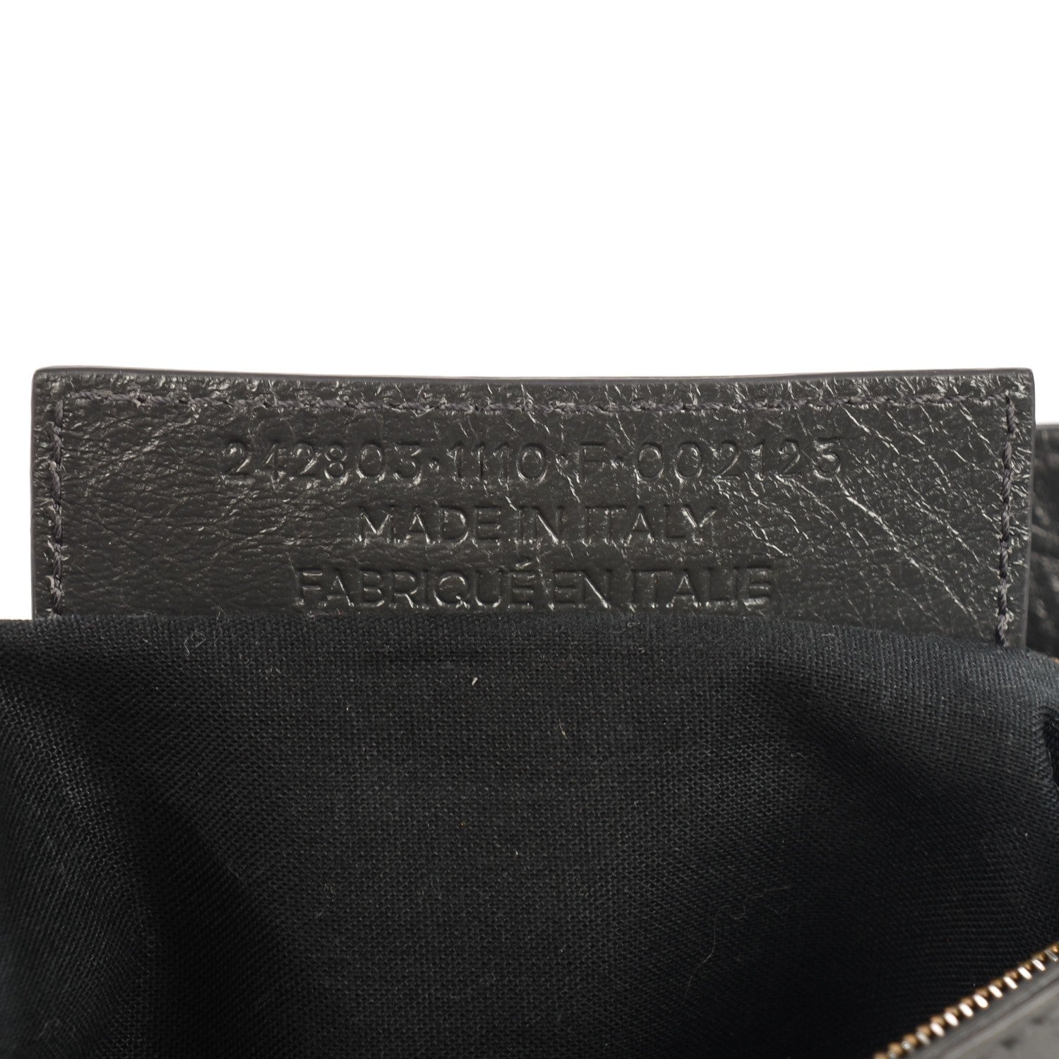 Balenciaga Agneau Classic Hardware Hip Anthracite 2 of 11
