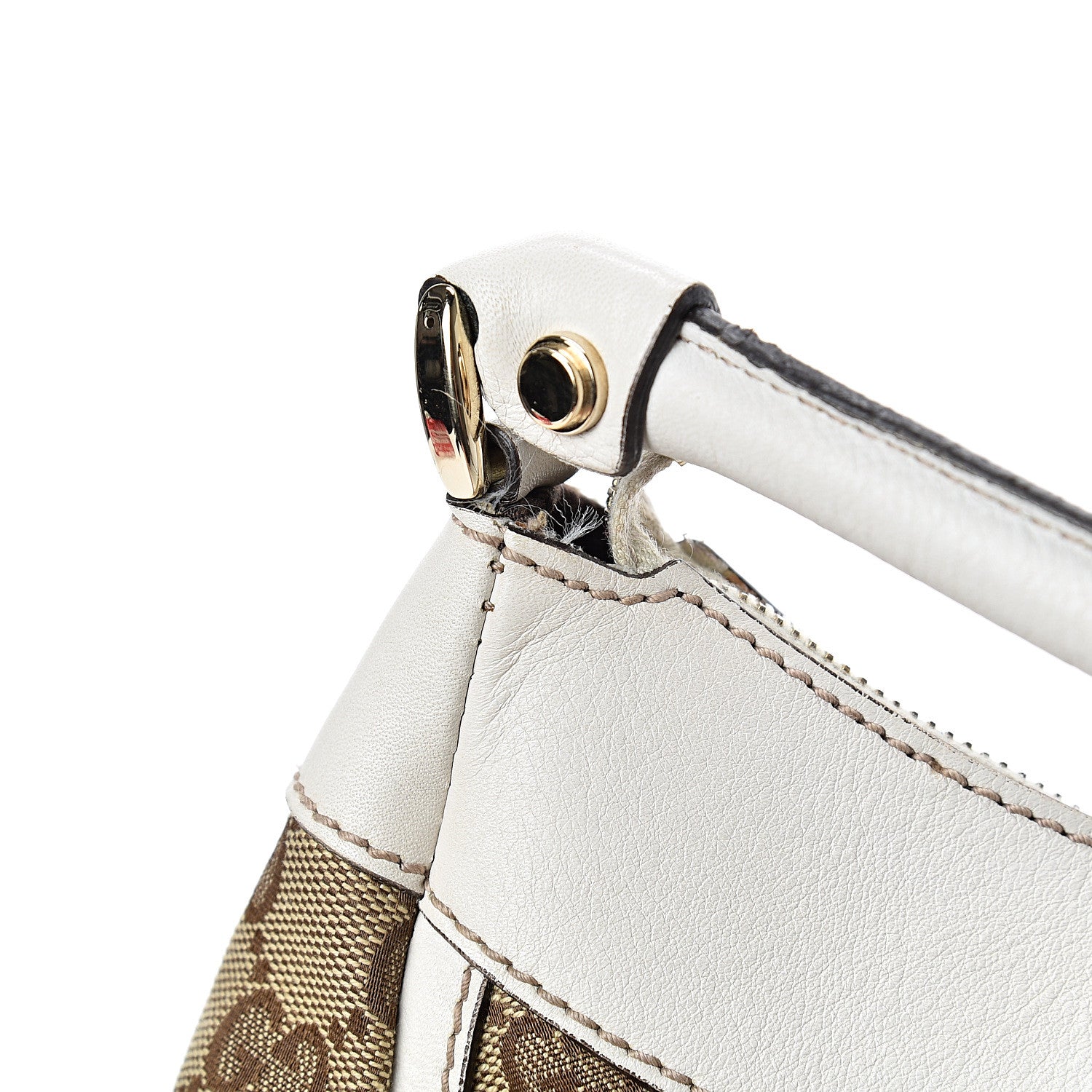 Gucci Monogram Large D Gold Hobo Off White 12 of 14