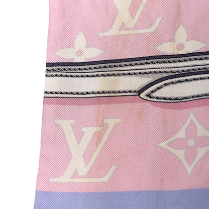 Louis Vuitton Silk Monogram Escale Confidential Bandeau Pink 5 of 10