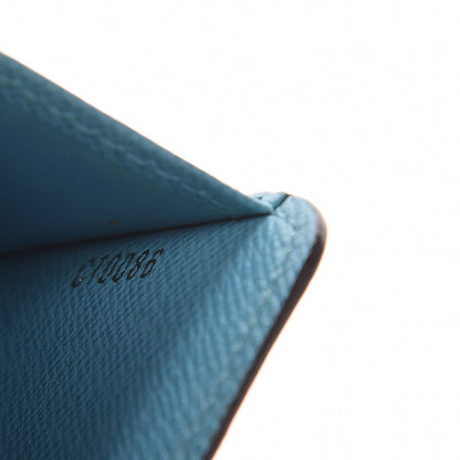 Louis Vuitton Monogram Groom Compact Zip Wallet Blue 8 of 19
