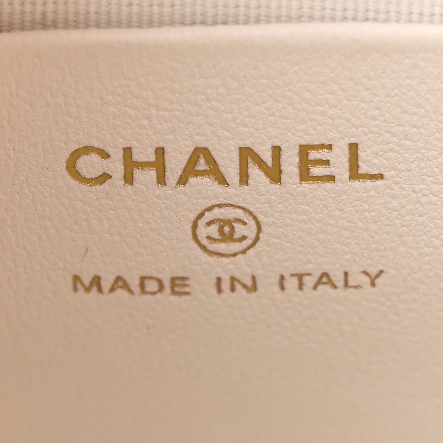 Chanel Shiny Lambskin Quilted Nauticoco Bucket Bag White 6 of 10