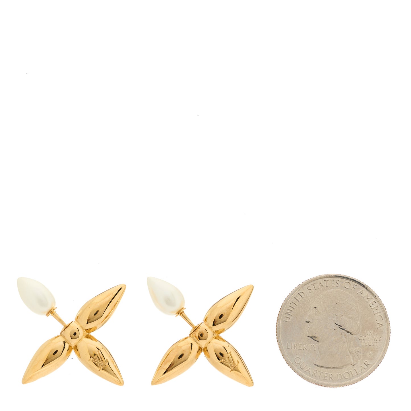 Pearl Louisette By Night Earrings Gold