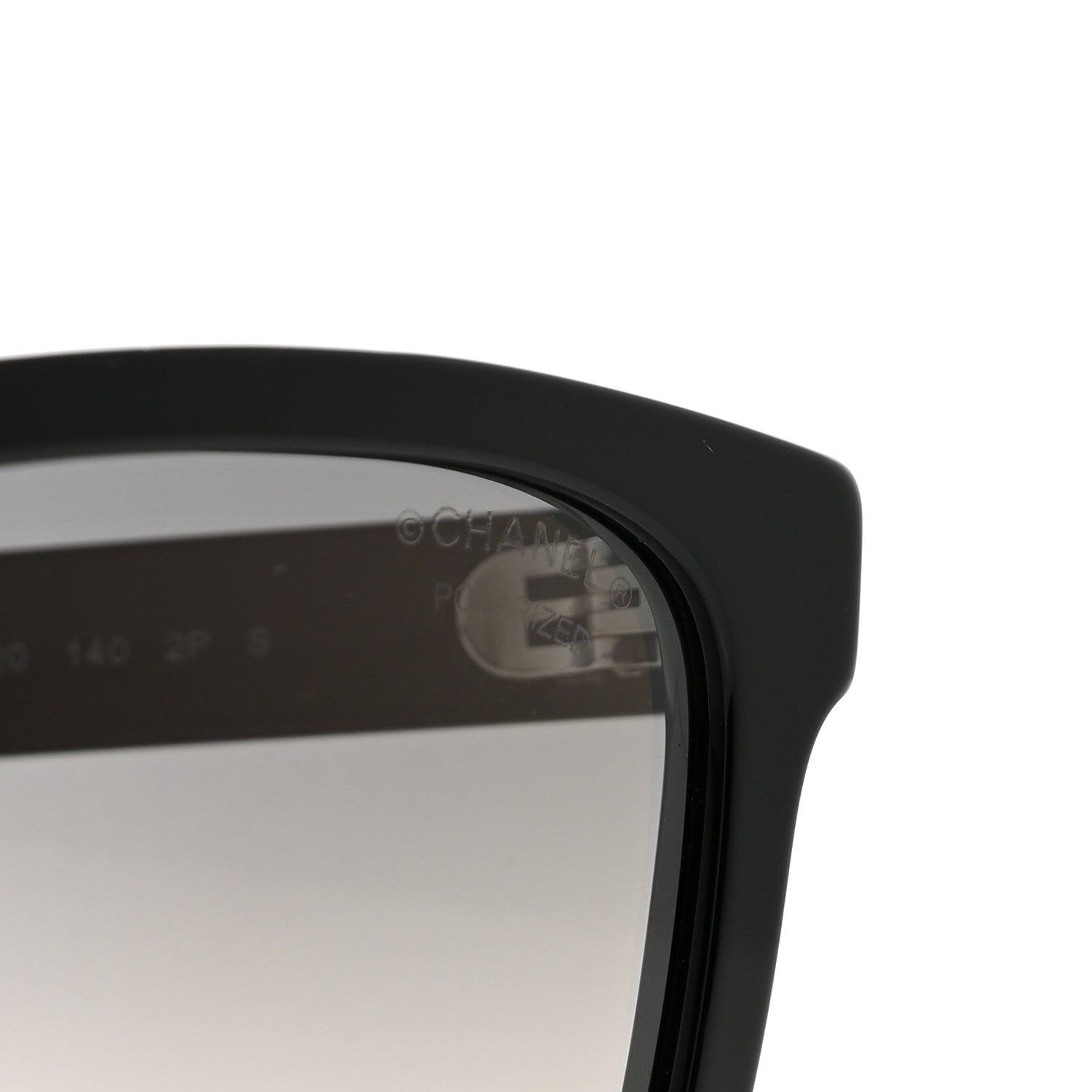 Chanel Acetate CC Rectangle Sunglasses 5551-U Black 7 of 9