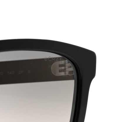 Chanel Acetate CC Rectangle Sunglasses 5551-U Black 7 of 9