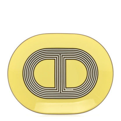 Hermes Porcelain Rallye 24 Mini Oval Plate 1 of 5