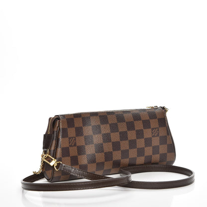 Louis Vuitton Damier Ebene Eva Clutch 3 of 7
