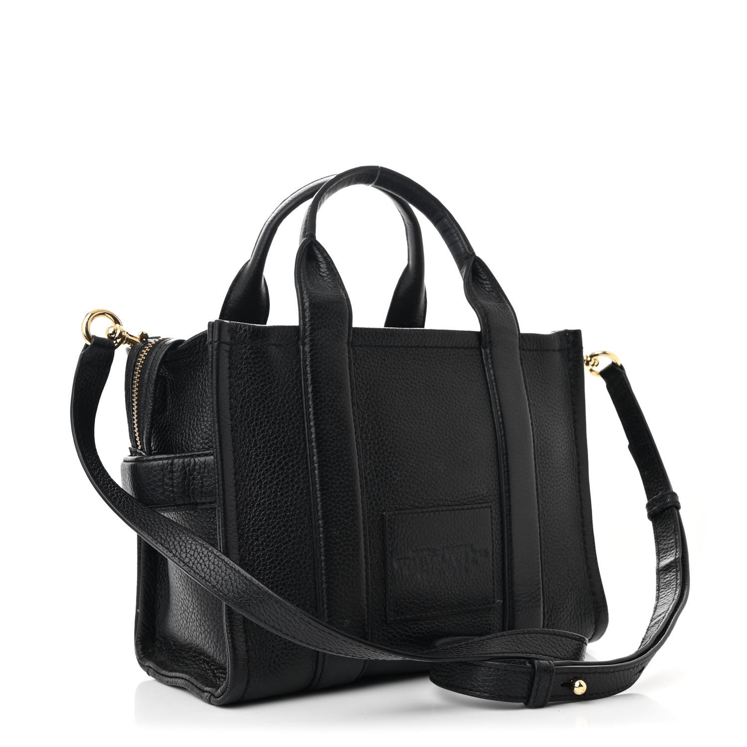 Marc Jacobs Grained Calfskin Small The Tote Bag Black 3 of 13