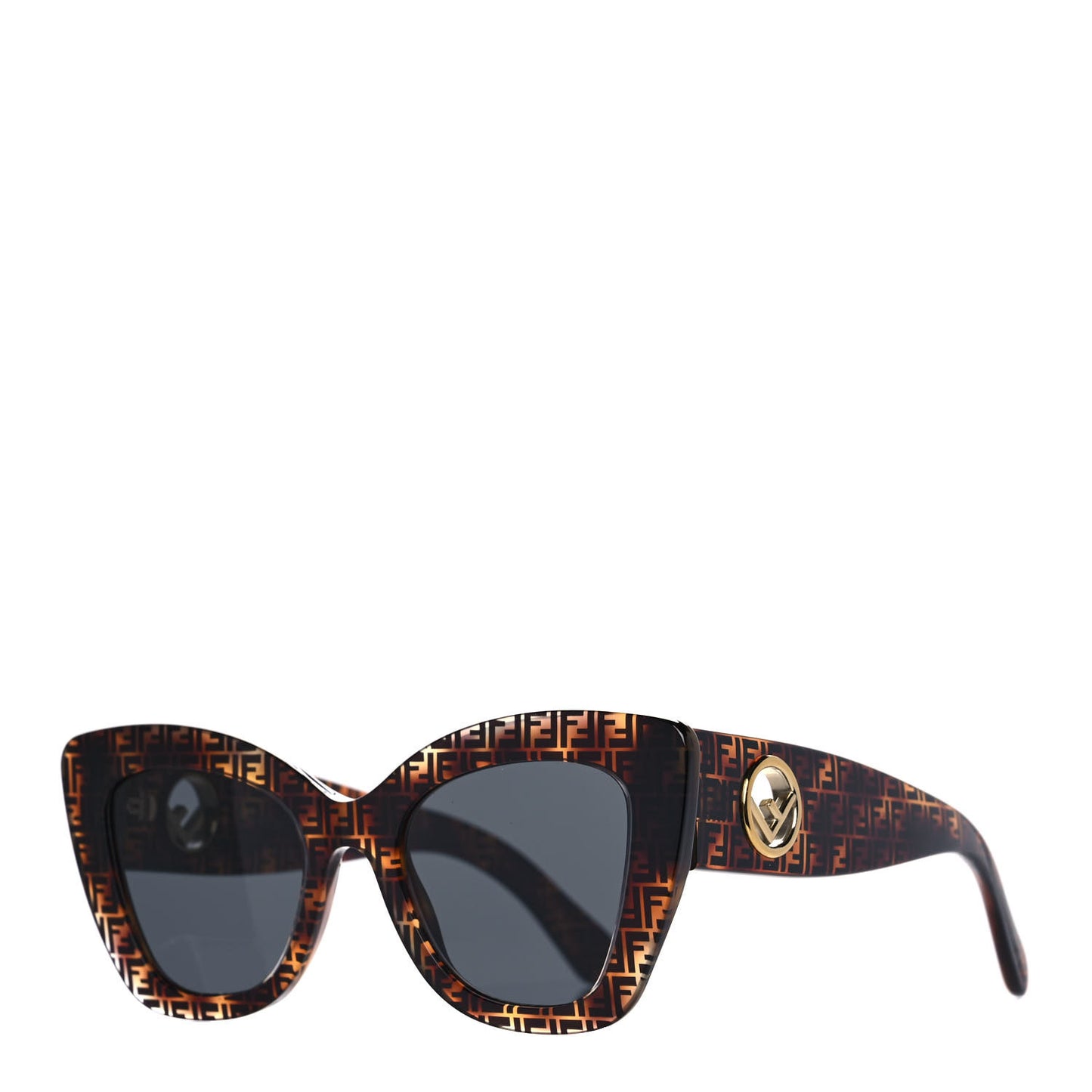 Acetate F is Fendi FF 51mm Cat Eye Sunglasses 0327/S Tortoise Camouflage