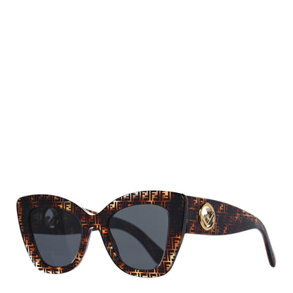 Fendi Acetate F is Fendi FF 51mm Cat Eye Sunglasses 0327/S Tortoise Camouflage 1 of 7