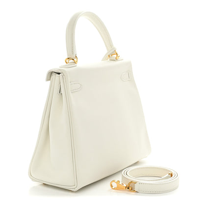 Hermes Swift Kelly Retourne 25 White 3 of 10