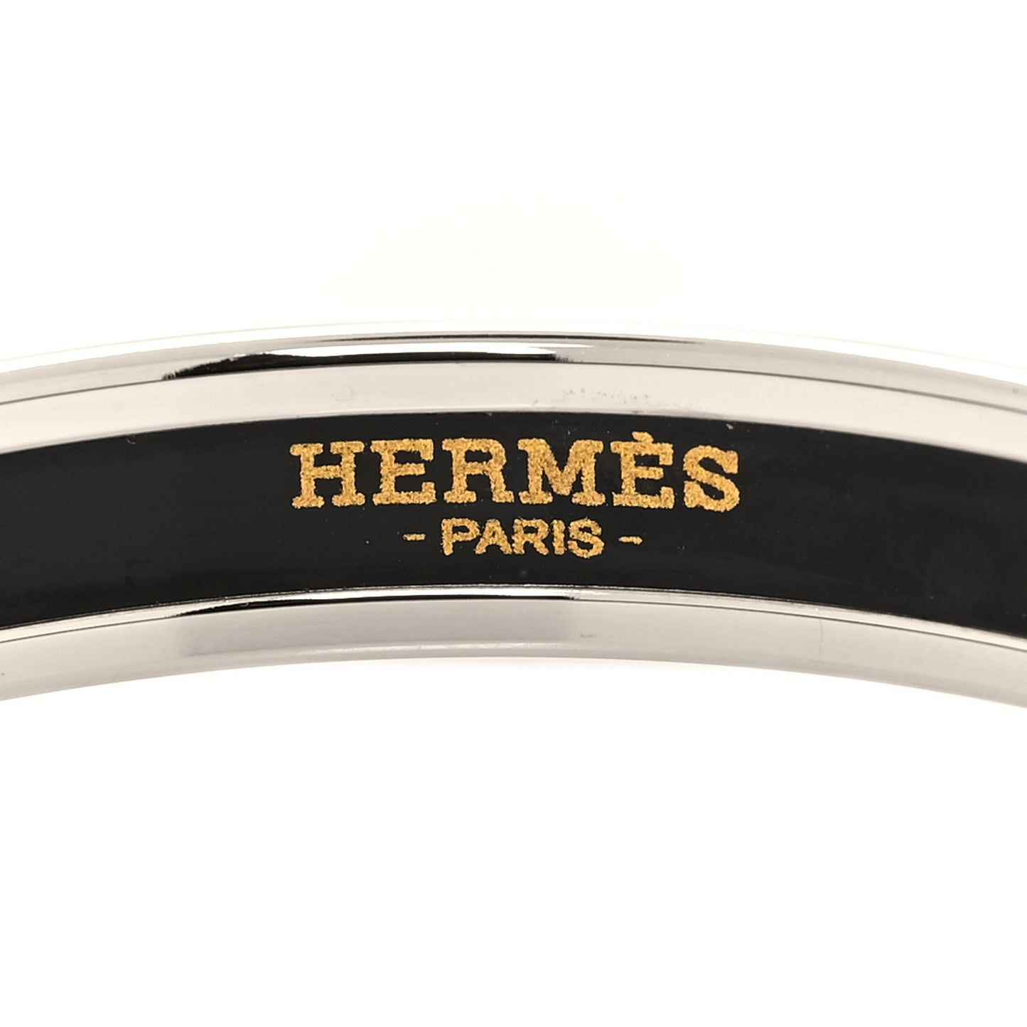 Enamel Printed Narrow Bijoux Chaines Bracelet 65 White