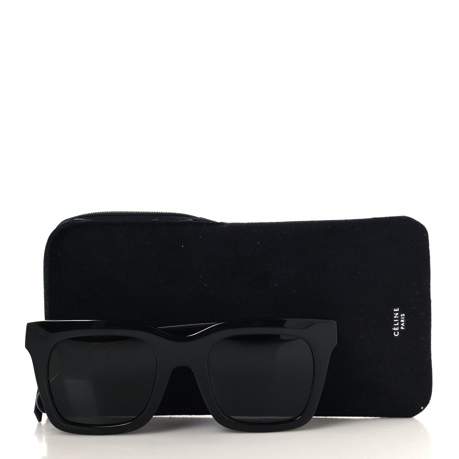 Celine Acetate Luca Sunglasses CL 41411/F/S Black Black 7 of 7