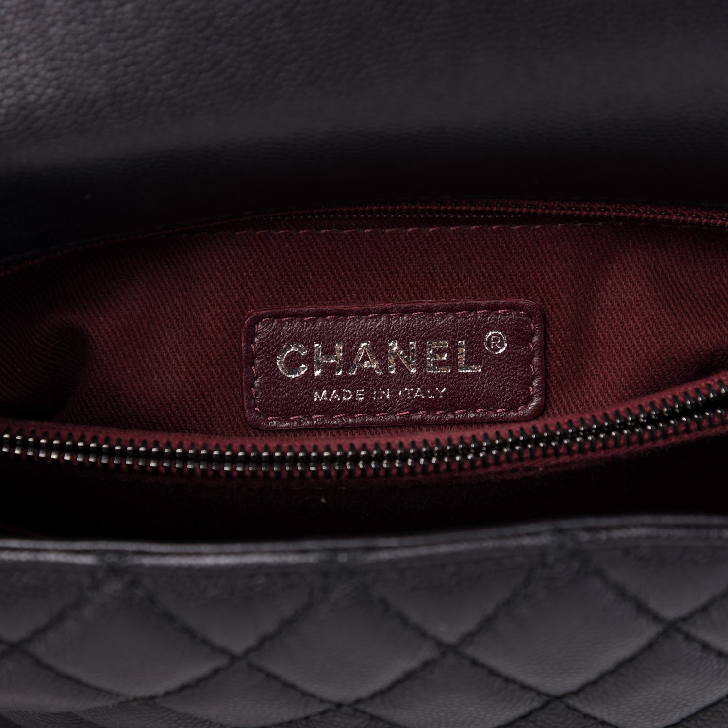 Chanel Caviar Quilted Small Coco Handle Flap Black 7 of 11