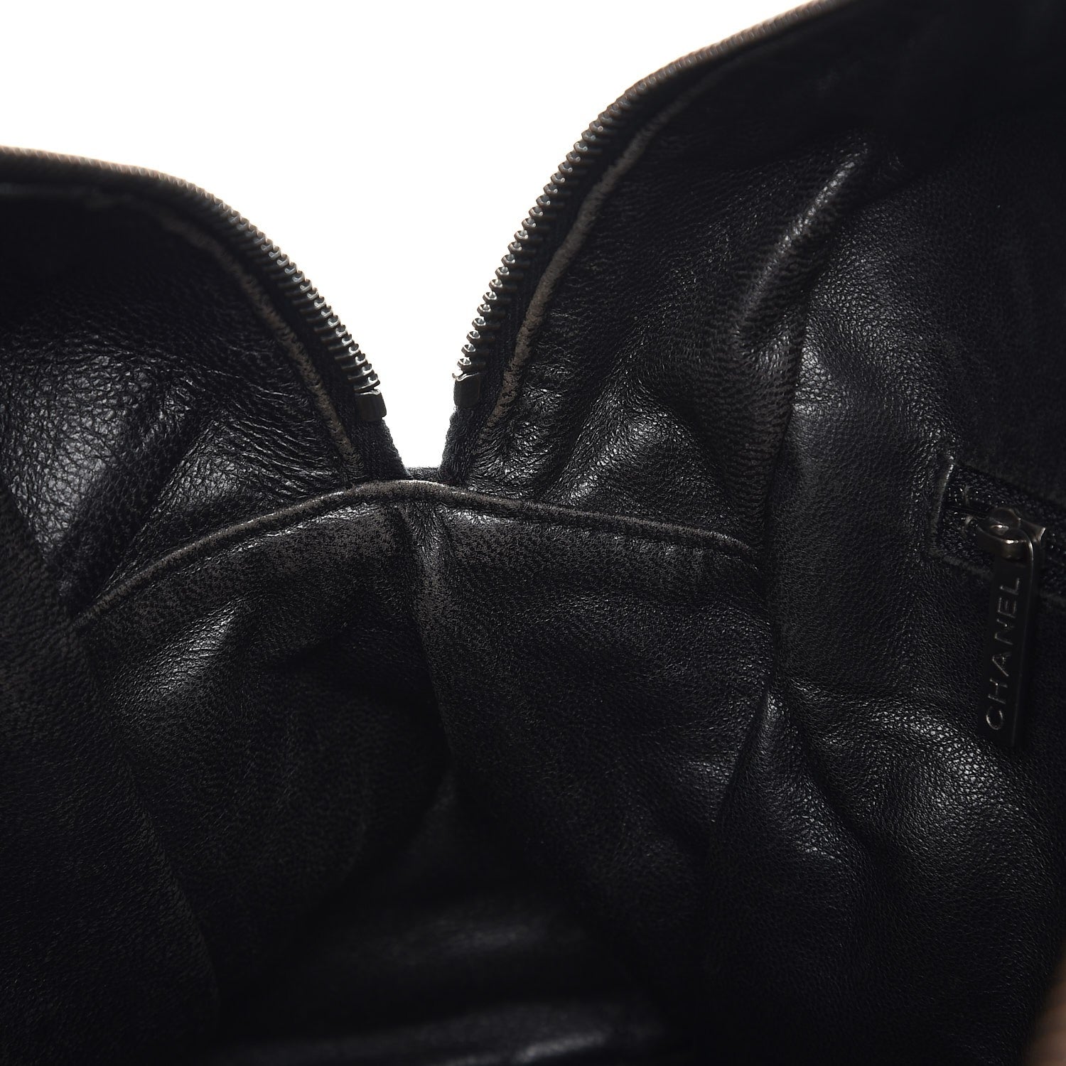 Chanel Caviar Patent Quilted Large Bowler Black 10 of 15