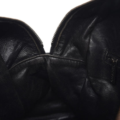Chanel Caviar Patent Quilted Large Bowler Black 10 of 15