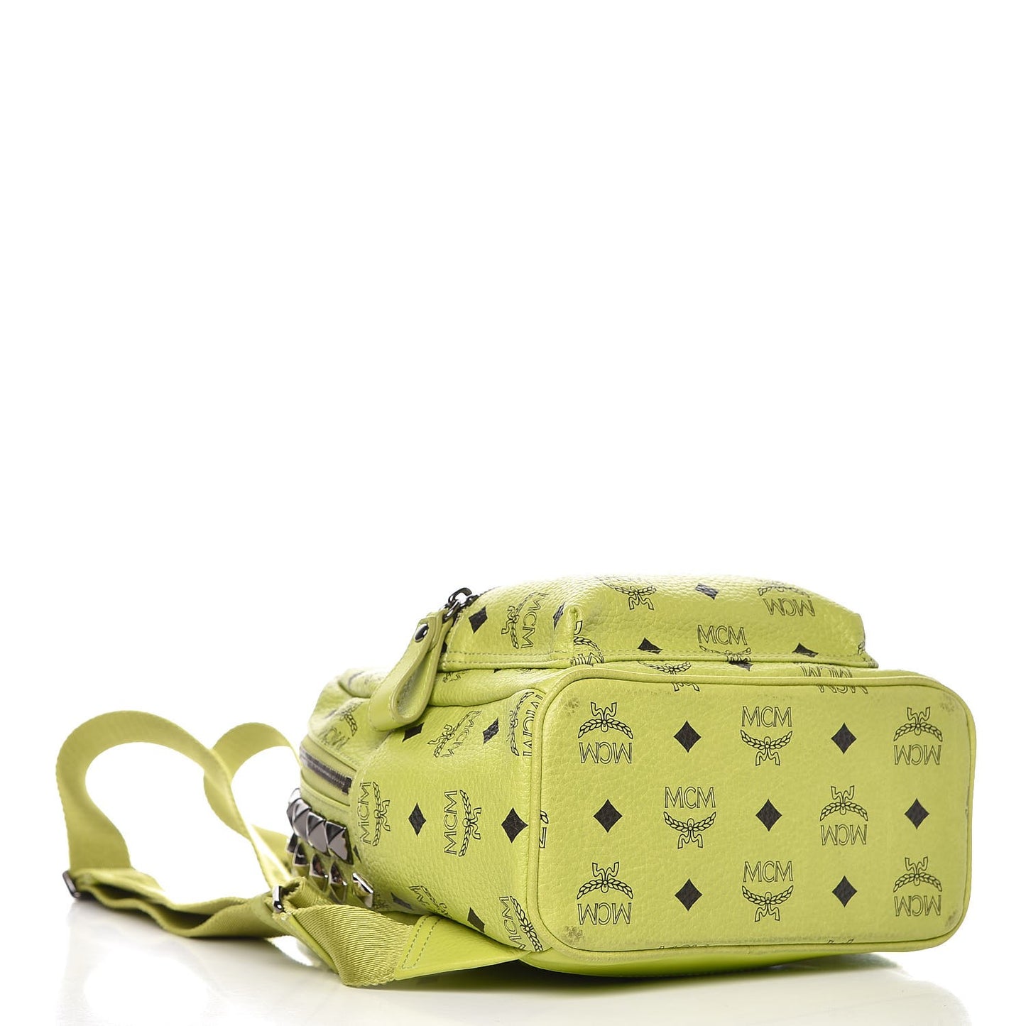 Side Stud Mini Crown Stark Backpack Green