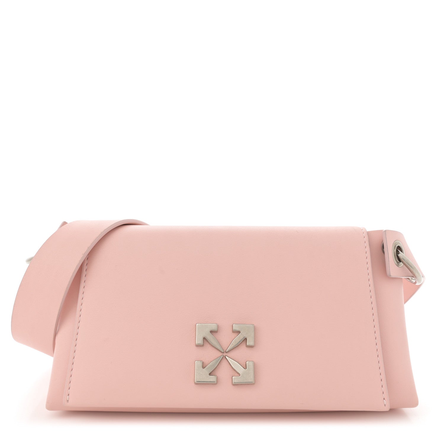 Off-White Calfskin Arrow 19 Shoulder Bag Pink 1 of 13