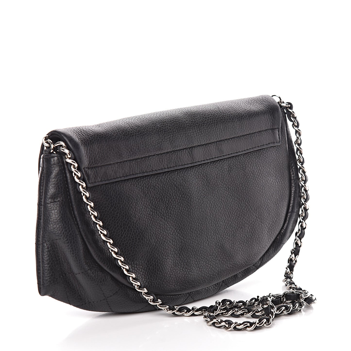 Caviar Half Moon Wallet On Chain WOC Black